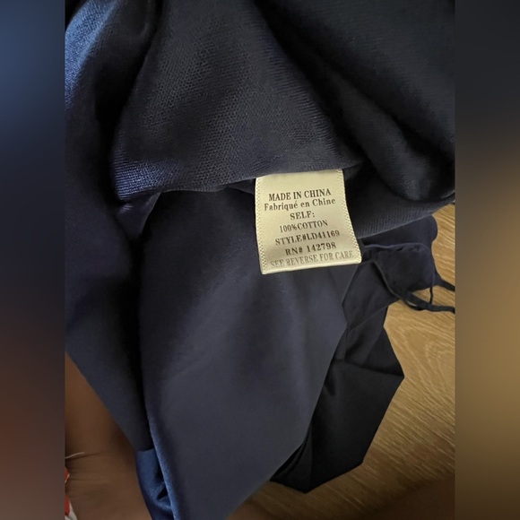 Loveriche Navy Blue Spaghetti Strap Dress, size L - Picture 8 of 9